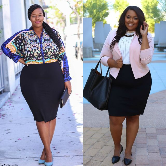 high waisted pencil skirt outfits